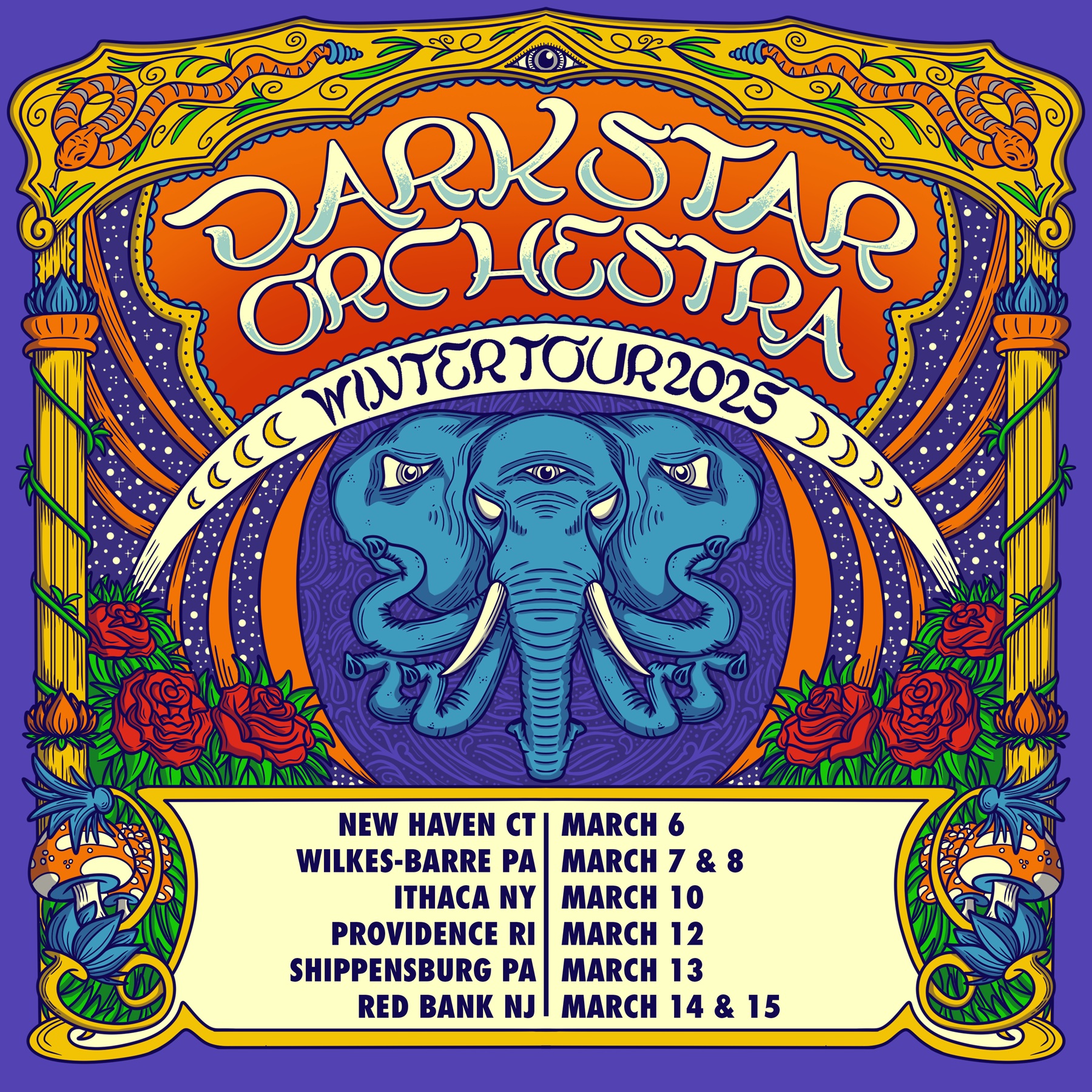 Dark Star Orchestra Extends 2025 Winter Tour Grateful Web